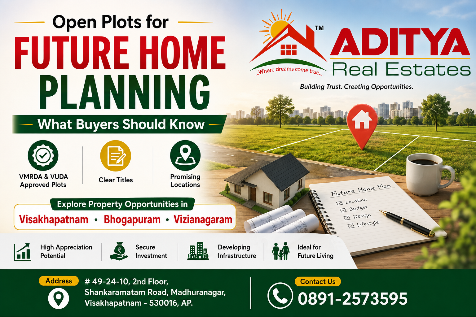 Open Plots for Future Home Planning: What Buyers Should Know